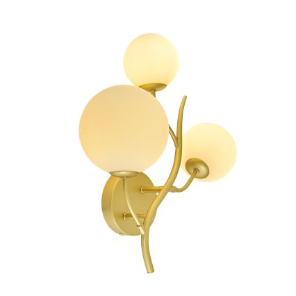 Brilagi - Applique a LED MISTEL 3xG9/3W/230V oro/bianco