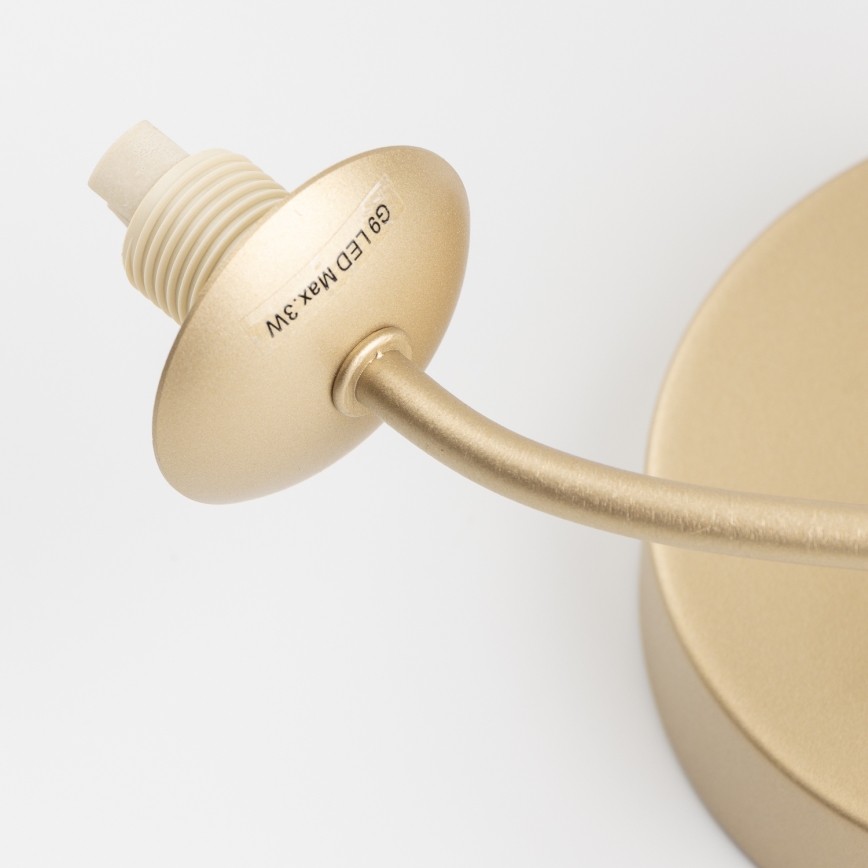 Brilagi - Applique a LED MISTEL 3xG9/3W/230V oro/bianco