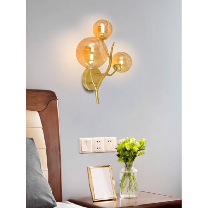 Brilagi - Applique a LED MISTEL 3xG9/3W/230V oro