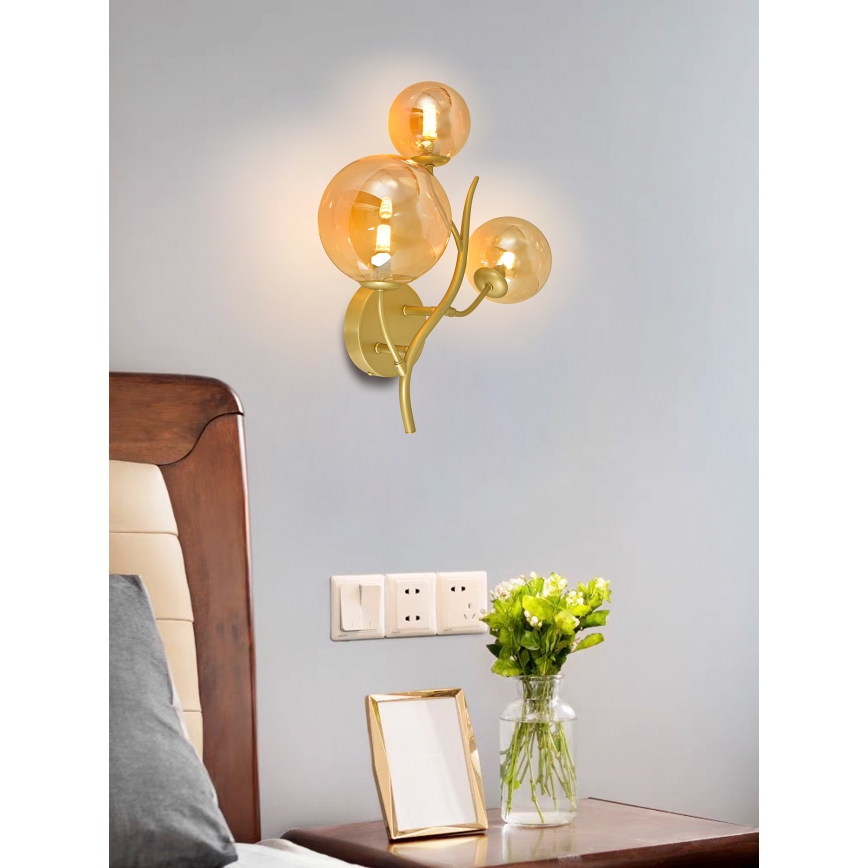Brilagi - Applique a LED MISTEL 3xG9/3W/230V oro