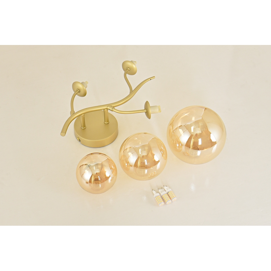 Brilagi - Applique a LED MISTEL 3xG9/3W/230V oro