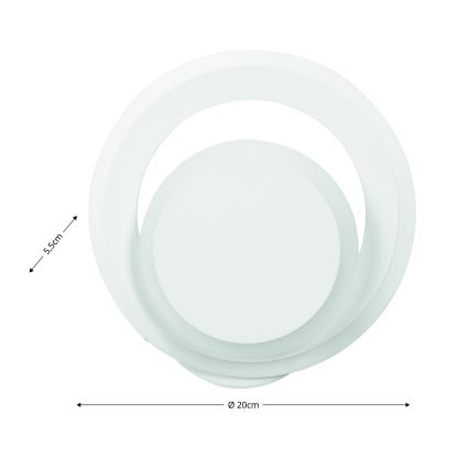 Brilagi - Applique a LED MODERN MINI LED/22W/230V 3000/4000/6000K