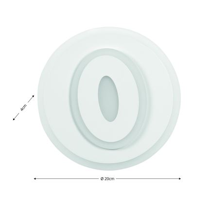 Brilagi - Applique a LED MODERN MINI LED/26W/230V 3000/4000/6000K