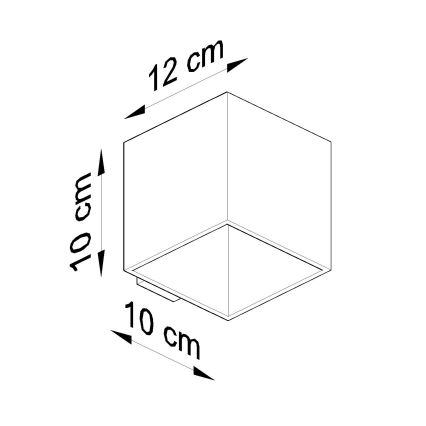 Brilagi -  Luce Spot da parete a LED MURO 1xG9/3,5W/230V calcestruzzo