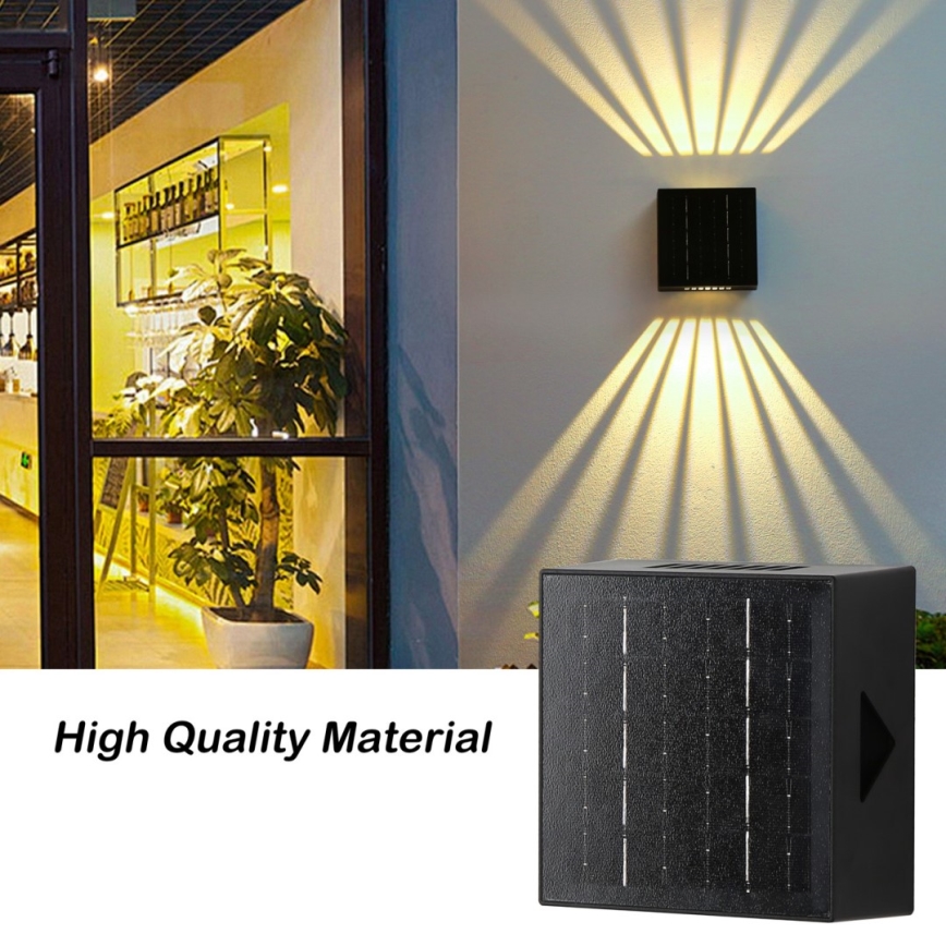 Brilagi - Applique a LED solare BLOCK LED/2W/3,7V IP44