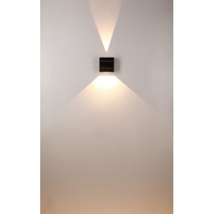 Brilagi - Applique a LED solare BLOCK LED/2W/3,7V IP44