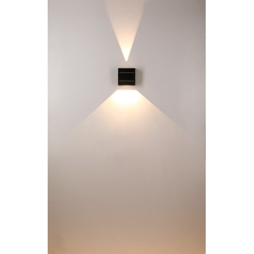 Brilagi - Applique a LED solare BLOCK LED/2W/3,7V IP44