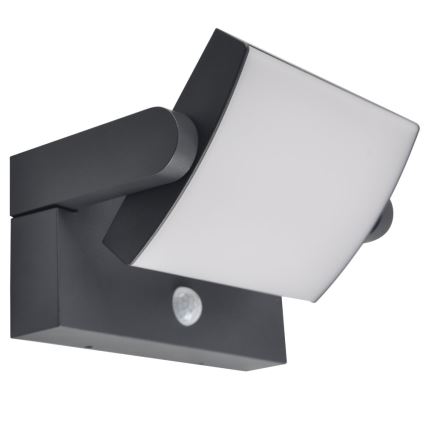 Brilagi - Applique a LED solare con sensore ANKLE LED/10W/3,7V 3000 mAh 4000K IP65 antracite