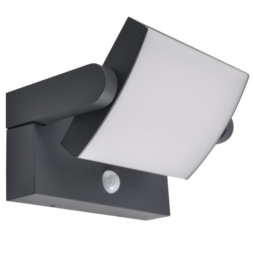 Brilagi - Applique a LED solare con sensore ANKLE LED/10W/3,7V 3000 mAh 4000K IP65 antracite