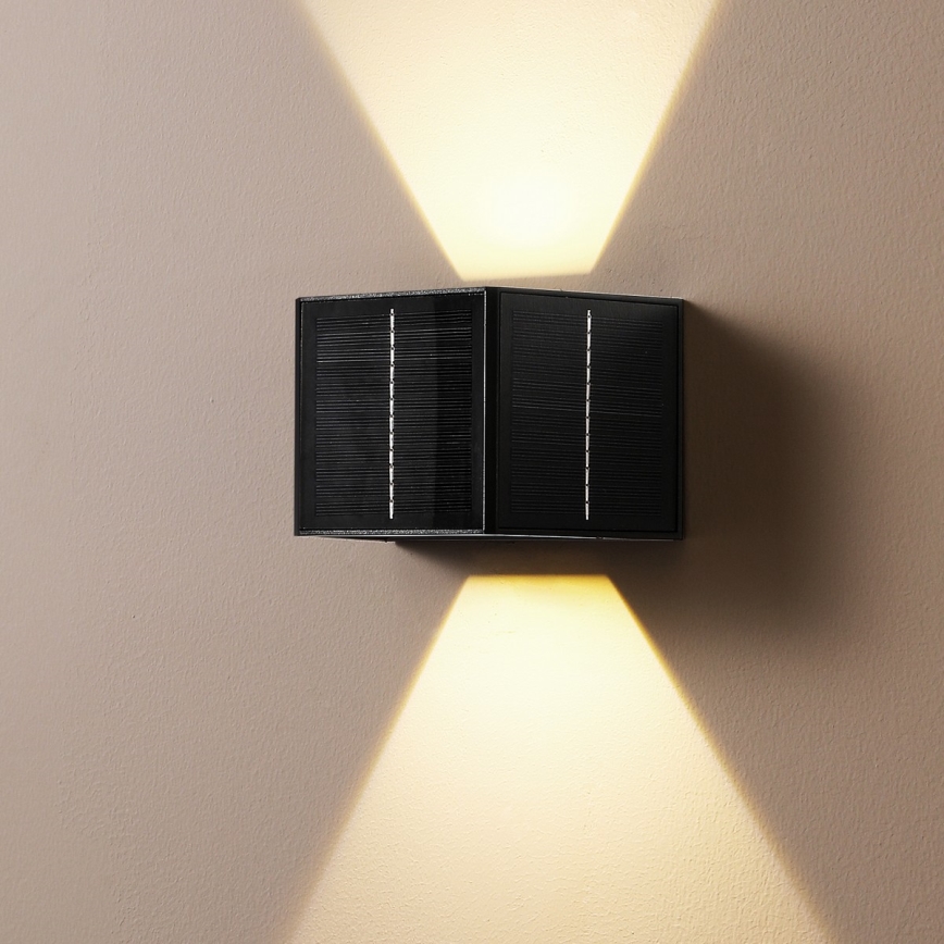 Brilagi - Applique a LED solare con sensore SOLAR CUBE LED/2W/3,2V 1300 mAh IP54