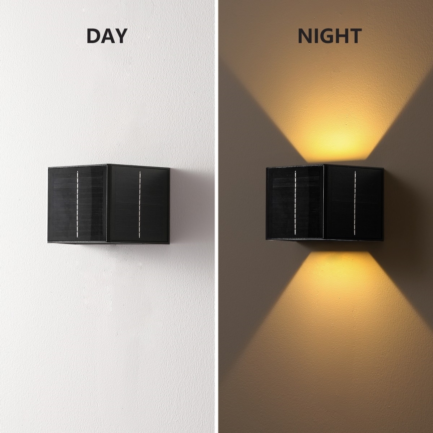 Brilagi - Applique a LED solare con sensore SOLAR CUBE LED/2W/3,2V 1300 mAh IP54