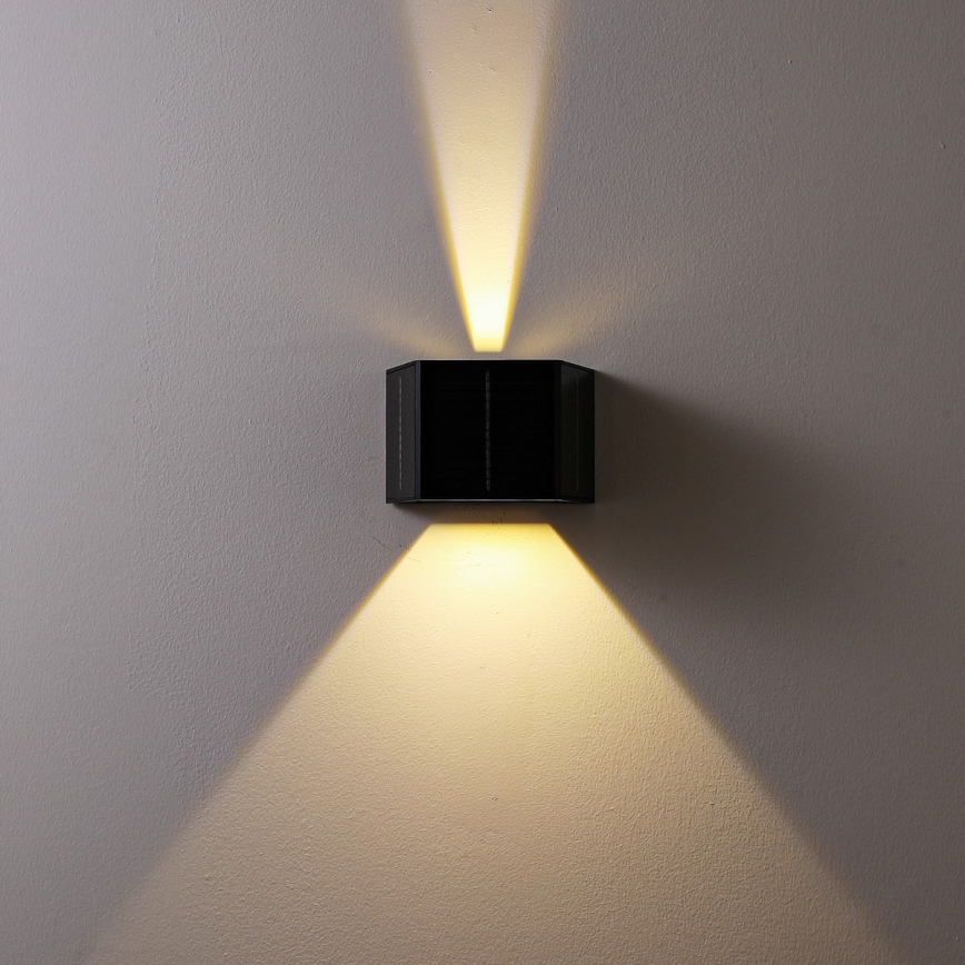 Brilagi - Applique a LED solare con sensore SOLAR CUBE LED/2W/3,2V 1300 mAh IP54