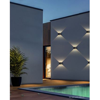 Brilagi - Applique a LED solare con sensore SOLAR CUBE LED/2W/3,2V 1300 mAh IP54