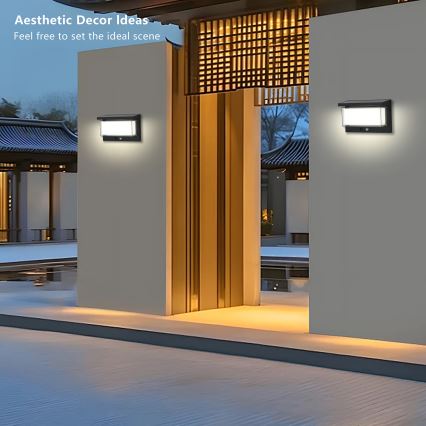 Brilagi - Applique a LED solare con sensore SOLE LUME LED/10W/3,7V 4000 mAh IP44