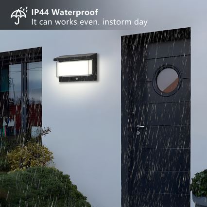 Brilagi - Applique a LED solare con sensore SOLE LUME LED/10W/3,7V 4000 mAh IP44