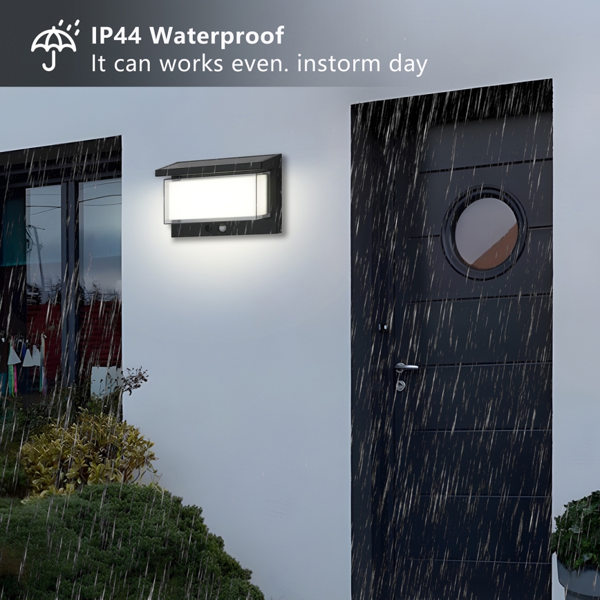 Brilagi - Applique a LED solare con sensore SOLE LUME LED/10W/3,7V 4000 mAh IP44