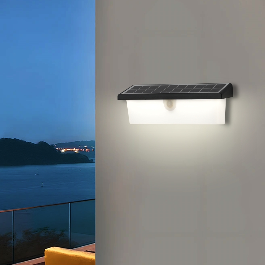 Brilagi - Applique a LED solare con sensore SOLE RAY LED/6W/3,7V 2200 mAh IP44