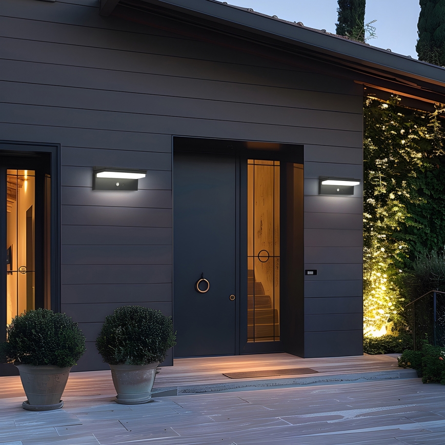 Brilagi - Applique a LED solare con sensore SOLE SENSE LED/10W/3,7V 4000 mAh IP44