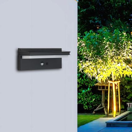 Brilagi - Applique a LED solare con sensore SOLE SENSE LED/10W/3,7V 4000 mAh IP44