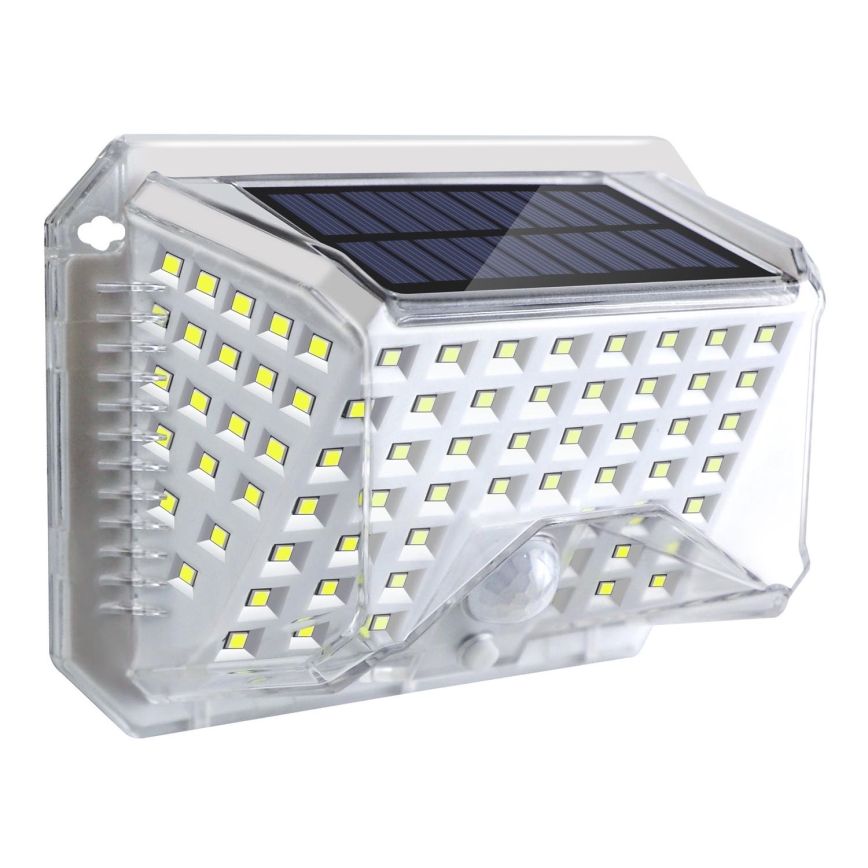 Brilagi - Applique a LED solare con sensore WALLIE LED/4W/5,5V 1200 mAh 6500K IP64 argento