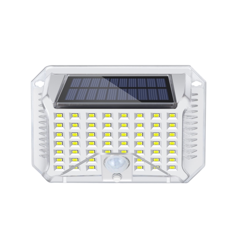 Brilagi - Applique a LED solare con sensore WALLIE LED/4W/5,5V 1200 mAh 6500K IP64 argento
