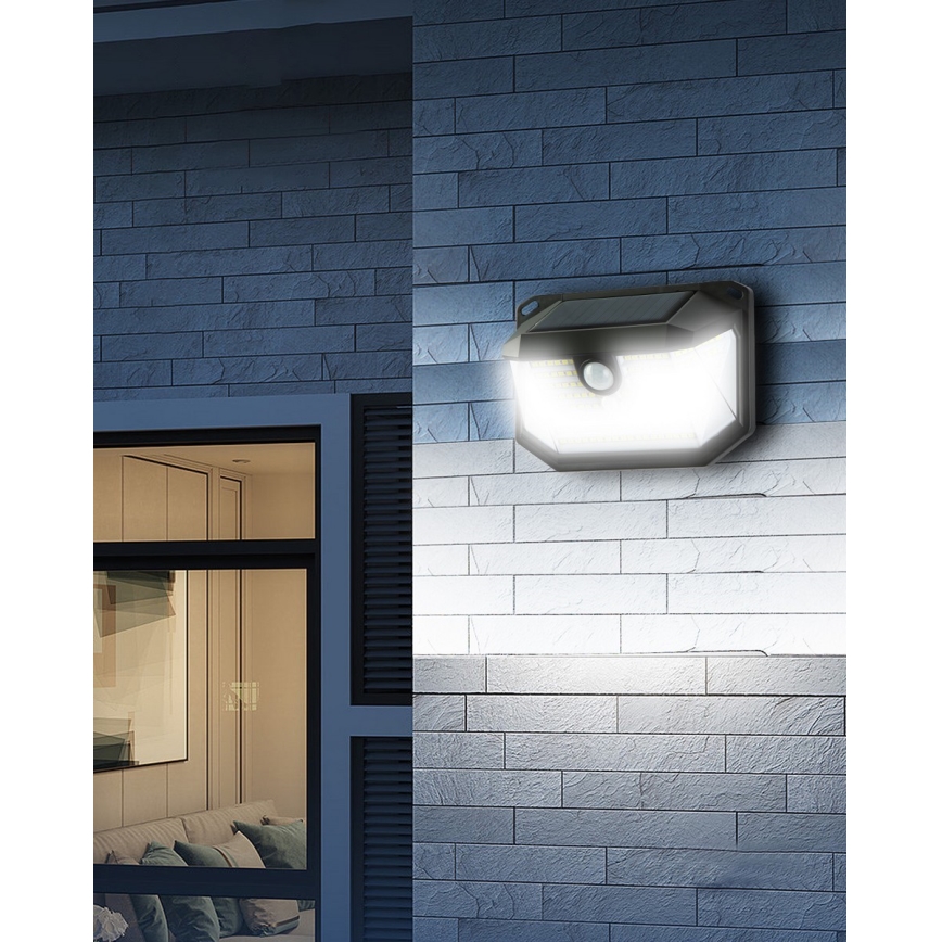 Brilagi - Applique a LED solare con sensore WALLIE LED/4W/5,5V 1200mAh 6500K IP65