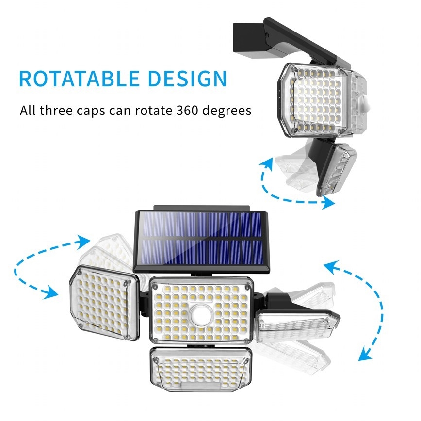 Brilagi - Applique a LED solare con sensore WALLIE LED/5W/5,5V 2400 mAh IP65