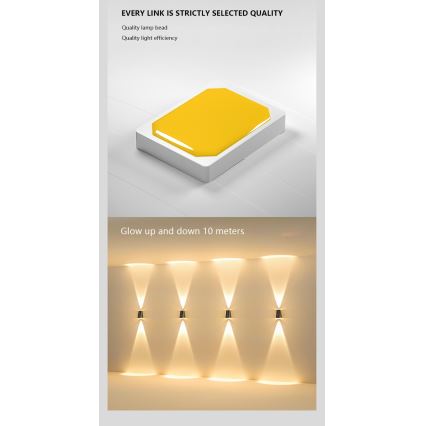 Brilagi - Applique a LED solare PYRAMID LED/2W/3,2V 1300 mAh IP54