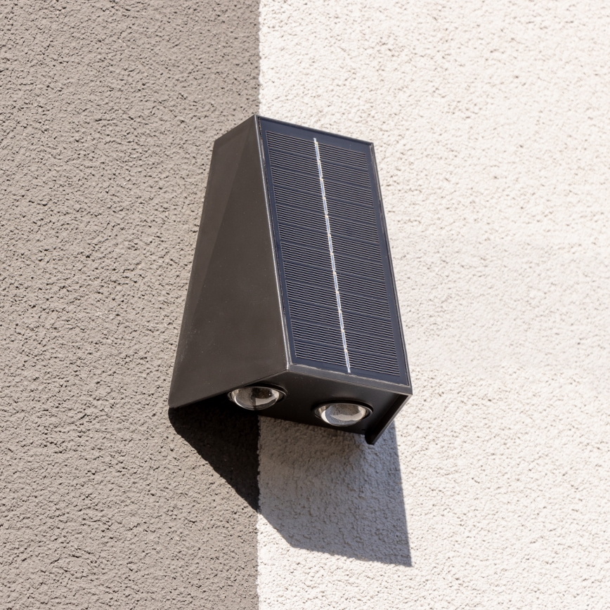 Brilagi - Applique a LED solare PYRAMID LED/2W/3,2V 1300 mAh IP54