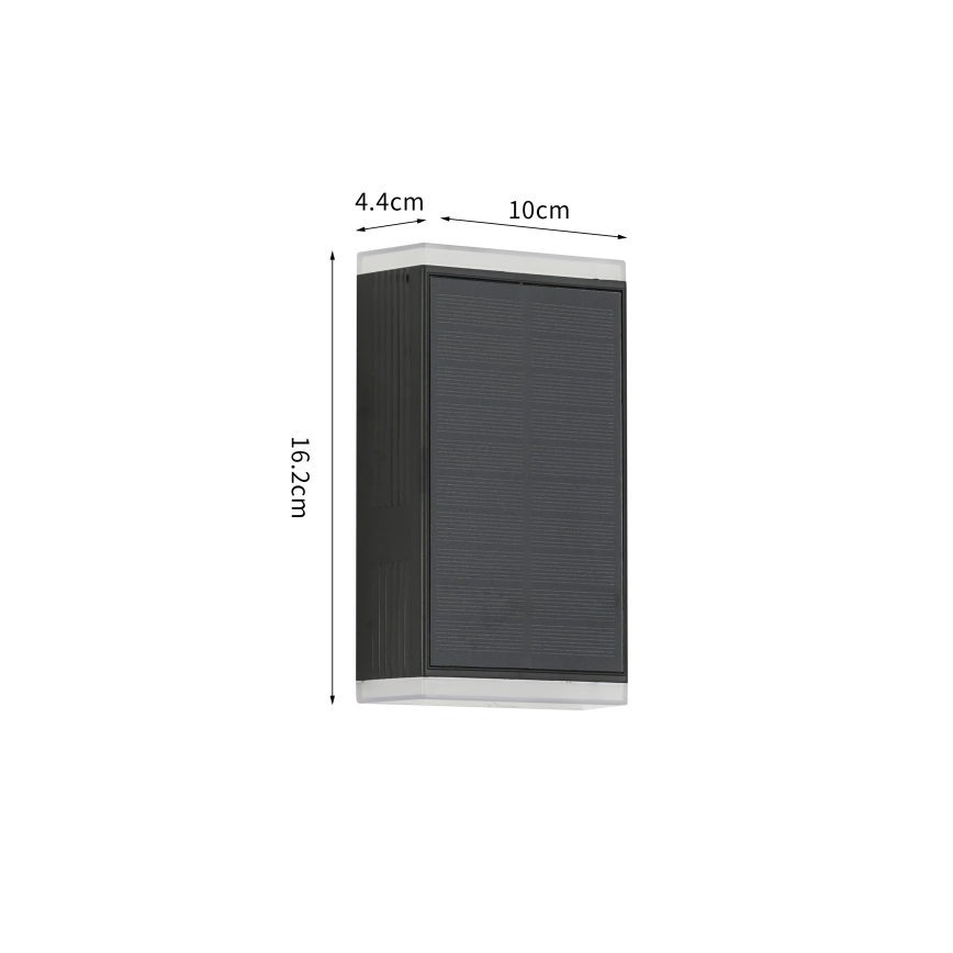 Brilagi - Applique a LED solare SOLE GUARD LED/2W/3,7V 2000 mAh IP45