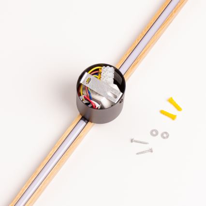Brilagi - Applique a LED WOODY LINE LED/12W/230V 120 cm quercia