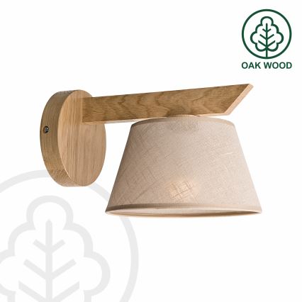 Brilagi - Applique ANTHONY 1xE14/40W/230V quercia/beige