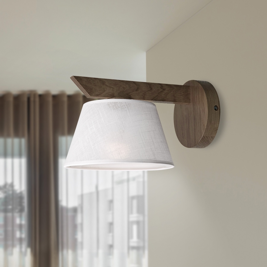 Brilagi - Applique ANTHONY 1xE14/40W/230V quercia/bianco
