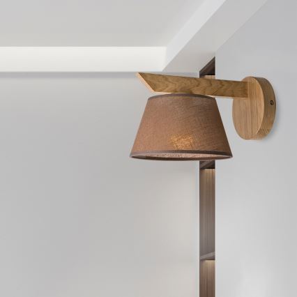 Brilagi - Applique ANTHONY 1xE14/40W/230V quercia/marrone