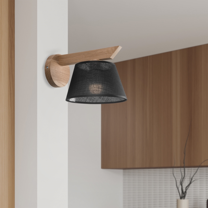 Brilagi - Applique ANTHONY 1xE14/40W/230V quercia/nero