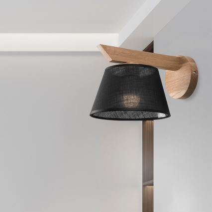 Brilagi - Applique ANTHONY 1xE14/40W/230V quercia/nero