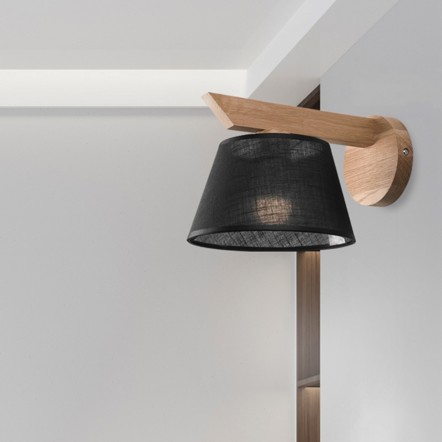 Brilagi - Applique ANTHONY 1xE14/40W/230V quercia/nero