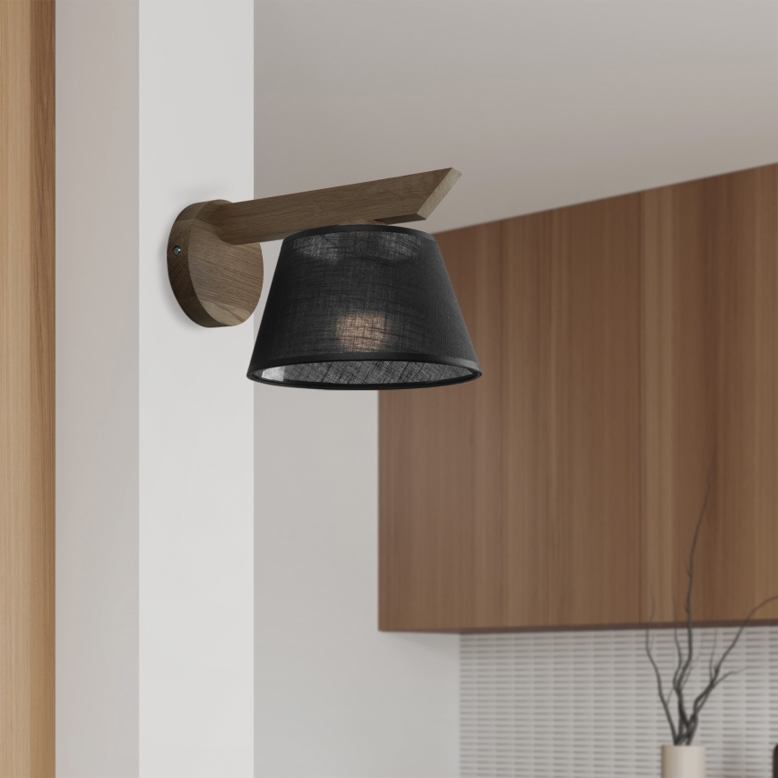Brilagi - Applique ANTHONY 1xE14/40W/230V quercia/nero