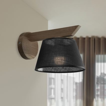 Brilagi - Applique ANTHONY 1xE14/40W/230V quercia/nero