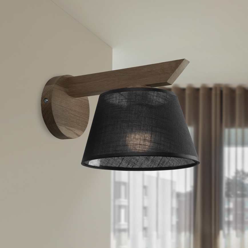 Brilagi - Applique ANTHONY 1xE14/40W/230V quercia/nero