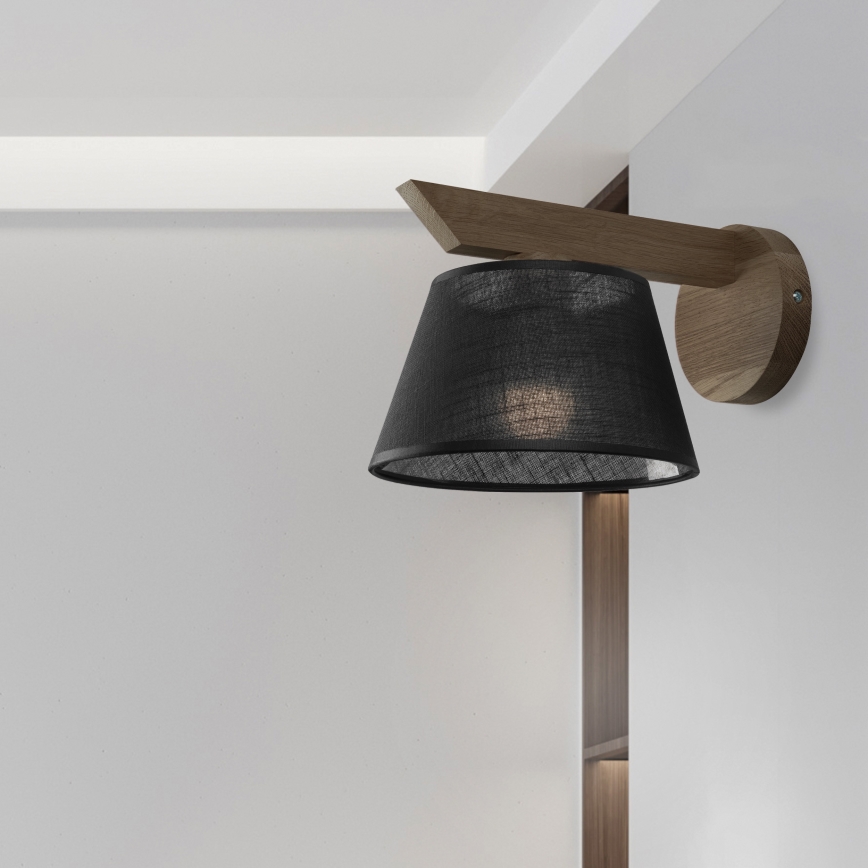Brilagi - Applique ANTHONY 1xE14/40W/230V quercia/nero