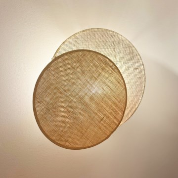 Brilagi - Applique CIRCLES 1xE27/15W/230V 45x45 cm beige/color crema