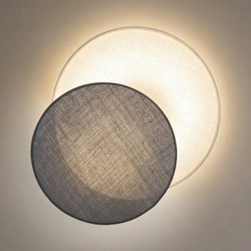 Brilagi - Applique CIRCLES 1xE27/60W/230V Ø 35 cm crema/grigio