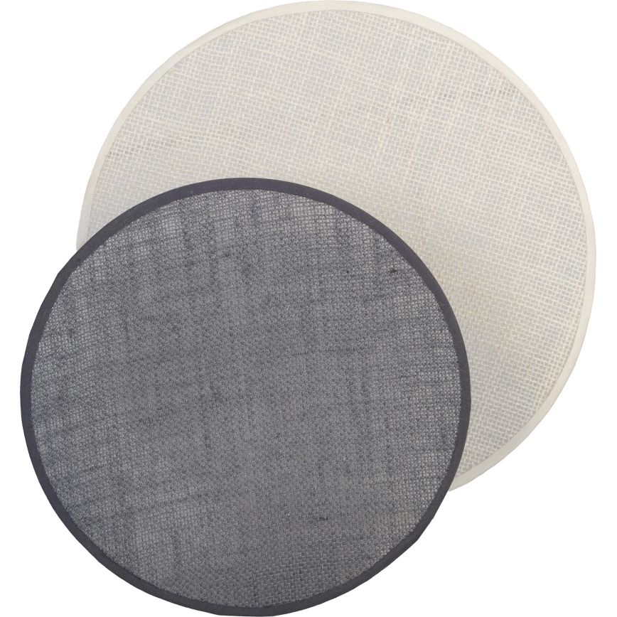 Brilagi - Applique CIRCLES 1xE27/60W/230V Ø 35 cm crema/grigio