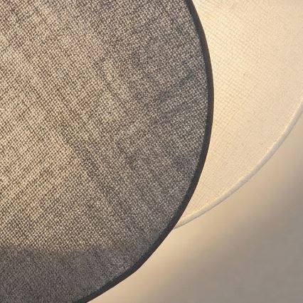 Brilagi - Applique CIRCLES 1xE27/60W/230V Ø 35 cm crema/grigio
