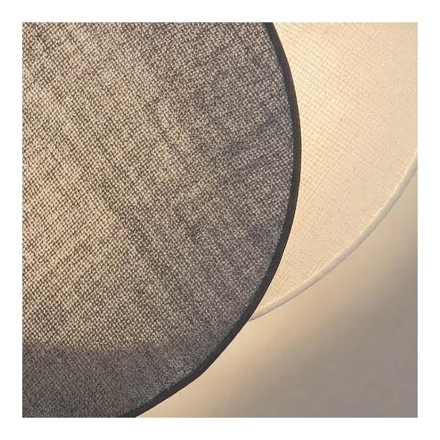 Brilagi - Applique CIRCLES 1xE27/60W/230V Ø 35 cm crema/grigio