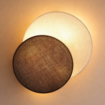 Brilagi - Applique CIRCLES 1xE27/60W/230V Ø 35 cm crema/marrone