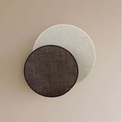 Brilagi - Applique CIRCLES 1xE27/60W/230V Ø 35 cm crema/marrone