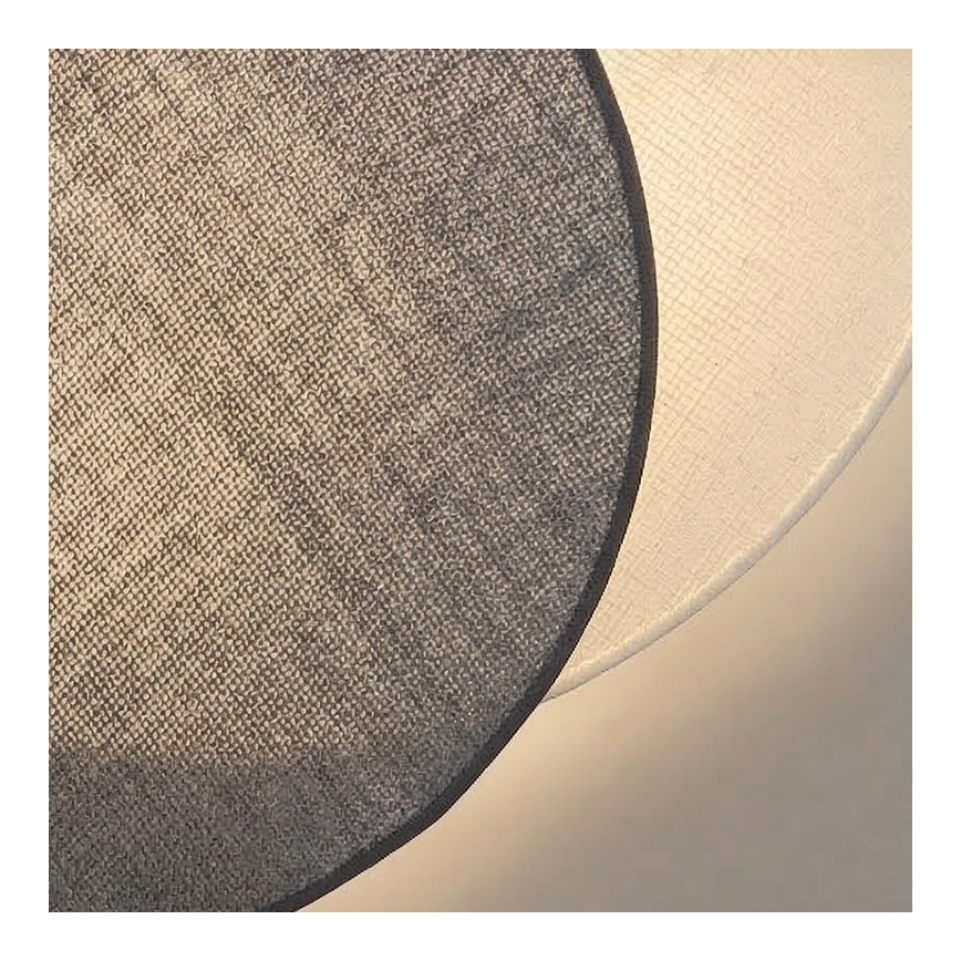 Brilagi - Applique CIRCLES 1xE27/60W/230V Ø 45 cm crema/grigio