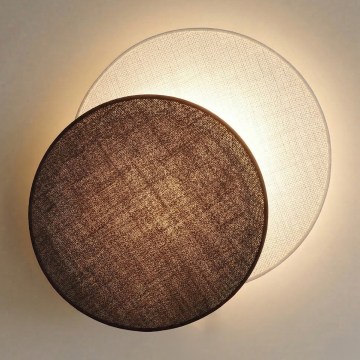 Brilagi - Applique CIRCLES 1xE27/60W/230V Ø 45 cm crema/marrone